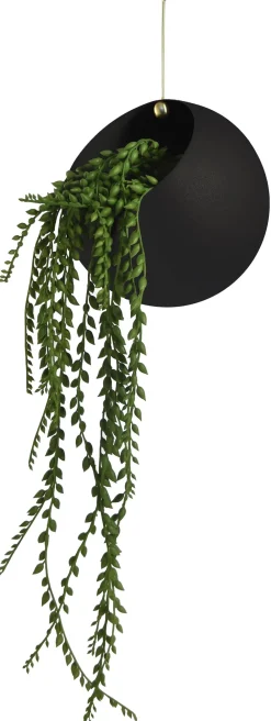 AYTM Globe Hangning Flowerpot Black Large Clearance