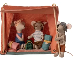 Kinder Maileg Happy Camper Tent - Mouse
