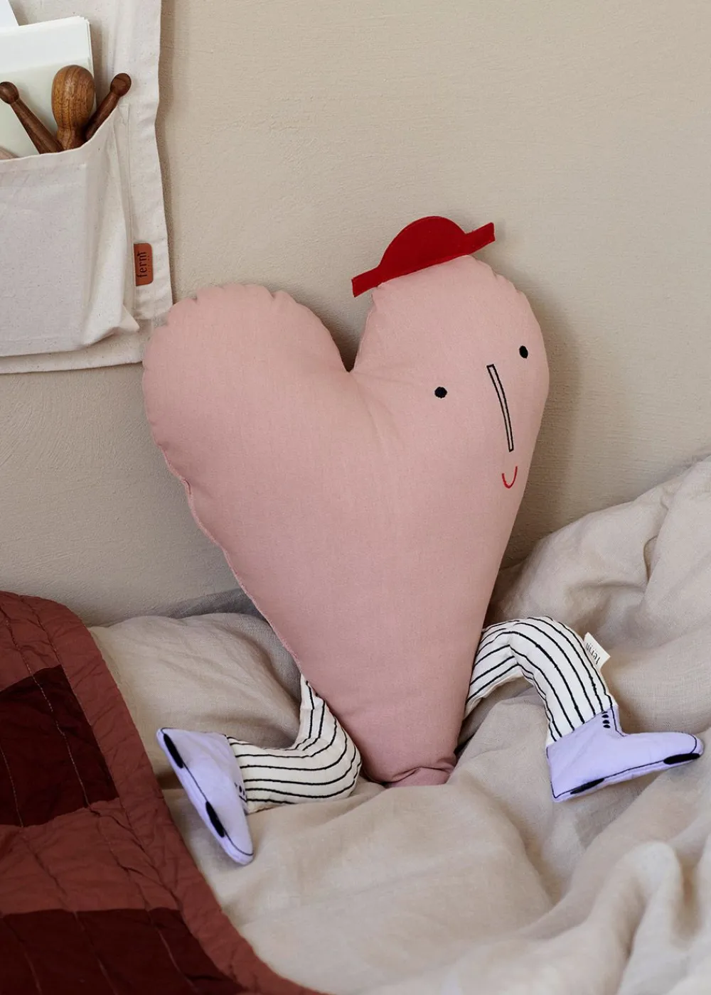 Kinder Ferm Living Heart Cushion