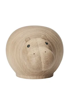 Woud Hibo - Hippopotamus Massivt egetræ - Small Fashion