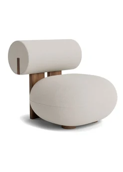 NORR11 Hippo Lounge Chair Outdoor Sunbrella: Savane Whisper SAV2 J349 140 Hot