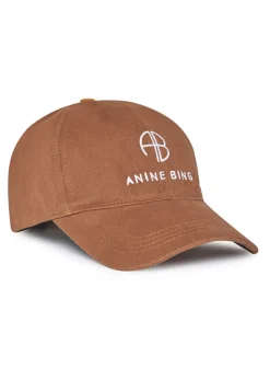Anine Bing Jeremy Baseball Cap Logo Brown Sale