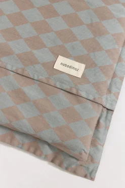 Kinder Nobodinoz Kid Floor Mattress In Washed Cotton Vibes - Removable Cover