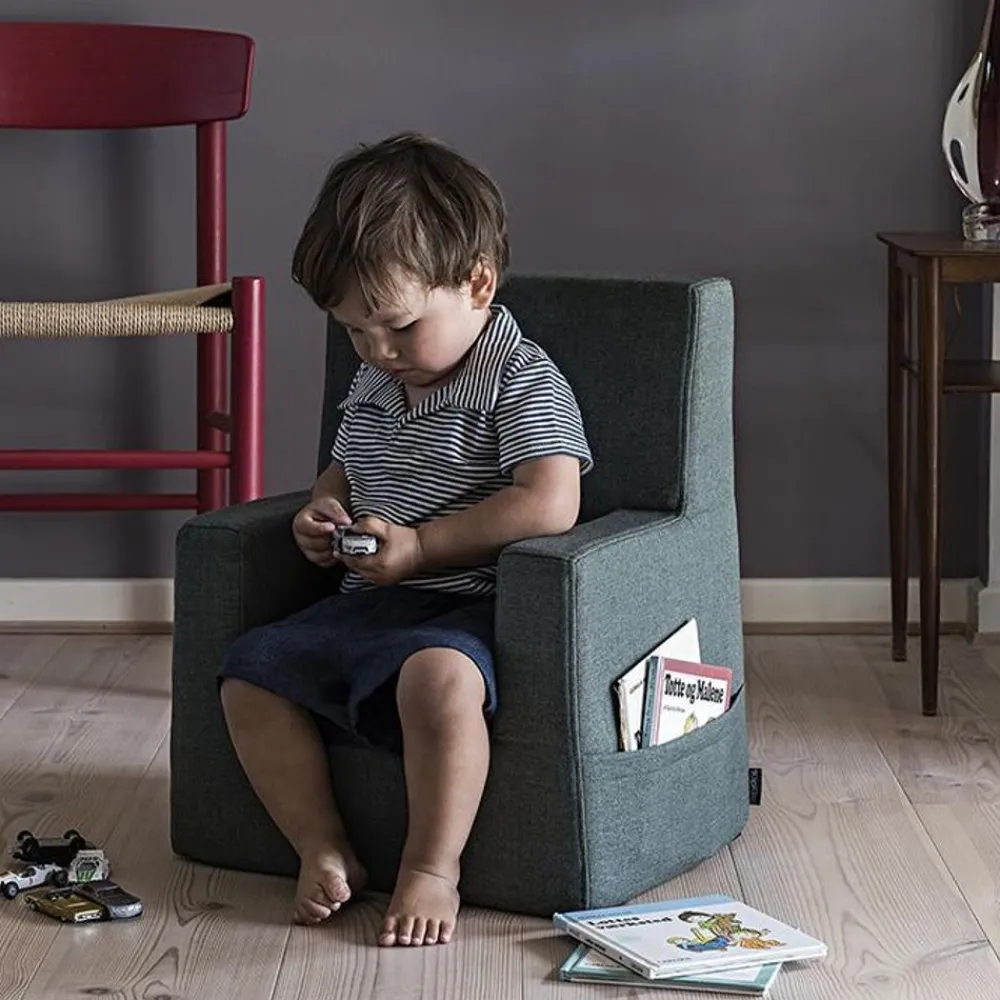 By KlipKlap Klip Klap KK Kids Chair Multi Grey w/ Grey Best