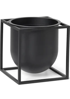 Audo Copenhagen Kubus Flowerpot Black Hot