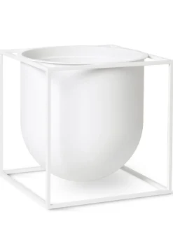 Audo Copenhagen Kubus Flowerpot White - Stock sale Sale