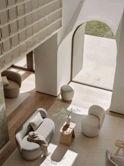 Blomus Kuon Pouf Desert Clearance