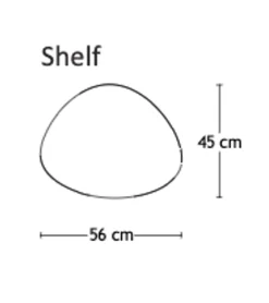 Andersen Furniture Laminate Shelf to C1 Sideboard White to L102 x W90 x H45 cm Fashion