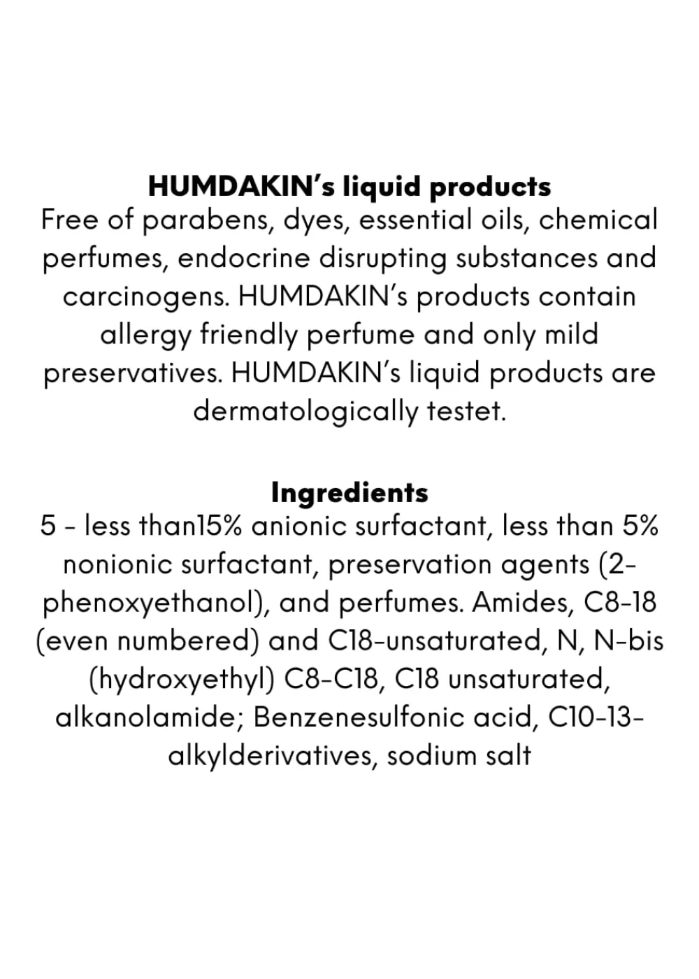 Humdakin Laundry soap
