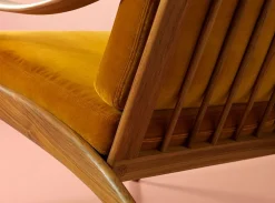 Warm Nordic Lean Back Chair