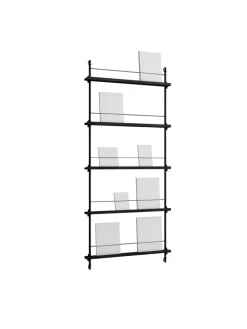 MOEBE Magazine Shelf - MS.180.1 Black/Black New