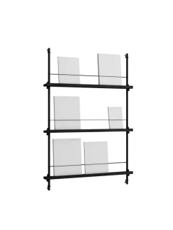 MOEBE Magazine Shelf - MS.115.1 Black/Black New