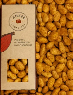 Anker Chokolade Mandler / Lakrids / Hvid Chokolade Clearance