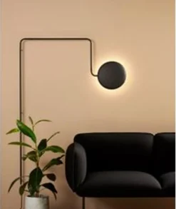 Woud Mercury Lamp Black Fashion