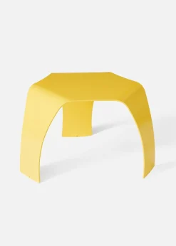 A. Petersen Metal Stool by Ole Schjøll Yellow Fashion