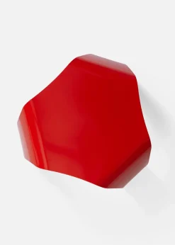 A. Petersen Metal Stool by Ole Schjøll Red Best