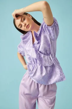 Cras Mika Blouse Dahlia Purple Best