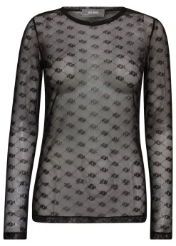 Mos Mosh MMLoretta Velvet Mesh Blouse