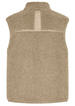 Mos Mosh MMRowe Teddy Waistcoat Savannah Tan Outlet