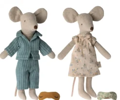 Kinder Maileg Mum And Dad Mice In Cigarbox