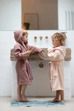 Bongusta Naram Kids Bathrobe creme & ink Sale
