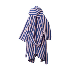 Bongusta Naram Kids Bathrobe lilac & neon yellow New