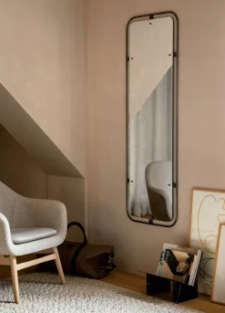 Audo Copenhagen Nimbus Mirror Rectangular - Polished Brass Discount