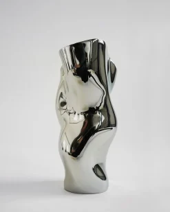 Hein Studio Ostrea 25 Vase Silver Discount