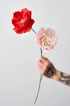 Studio About Paper Flower, Oriental Poppy Red Sale