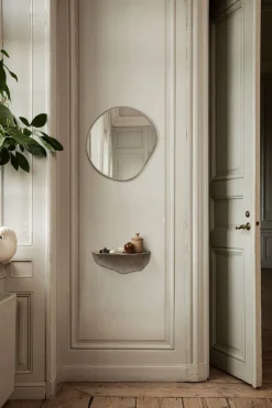 Ferm Living Pond Mirror - Dark Chrome Edge