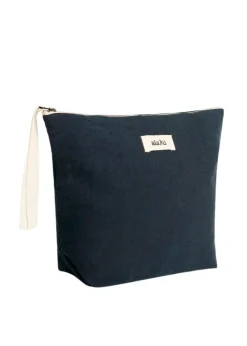 Aiayu Pouch Linen Navy Online