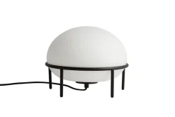 Woud Pump table lamp Black Painted Metal / Opal Glass Best