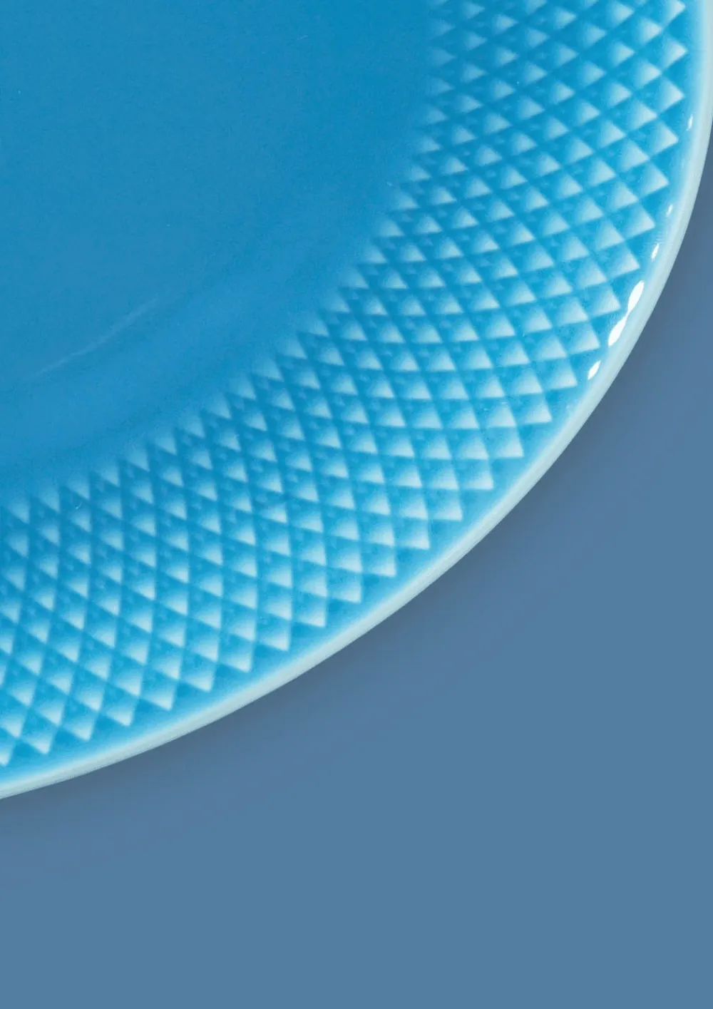 Lyngby Porcelain Rhombe Oval serving dish 28,5x21,5 cm