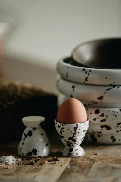 Nordal Ria Egg Cup W. Splash Ivory Discount