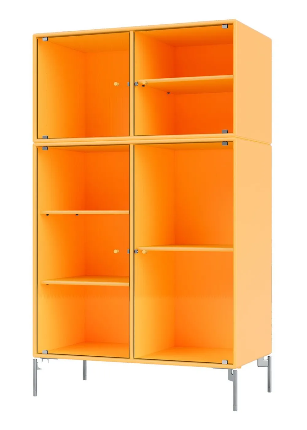 Montana Ripple Cabinet III - With Chrome Legs