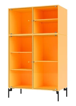 Montana Ripple Cabinet III - With Black Legs Acacia Hot