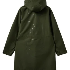 H2O Rømø Logo LW Rain Long Jacket Army Sale