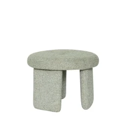 Hübsch Rocco Pouffe Light green Discount