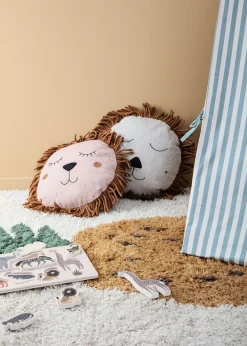 Ferm Living Safari Cushion - Lion Natural Clearance