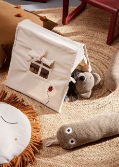 Ferm Living Safari Cushion - Lion Natural Clearance