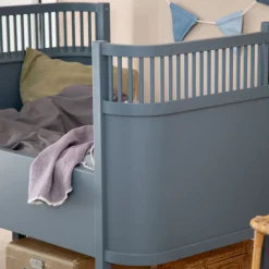 Sebra Bed, Baby & Jr Forest lake blue Fashion