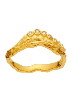 Maanesten Selene Ring 18 ct gold plated 925 Sterling silver Sale