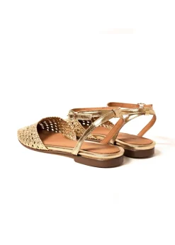 Anonymous Copenhagen Senara 10 Hand-braided leather Champagne Best