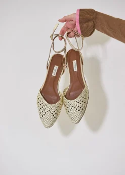 Anonymous Copenhagen Senara 10 Hand-braided leather Champagne Best