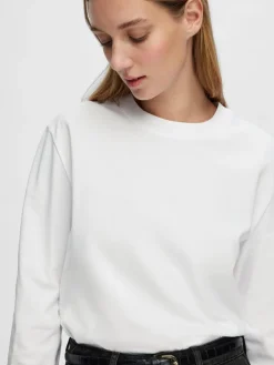 Selected Femme SLFEssential LS Boxy Tee NOOS
