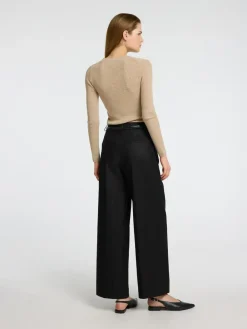 Selected Femme SLFIngrid LS Knit Lano O-Neck NOOS