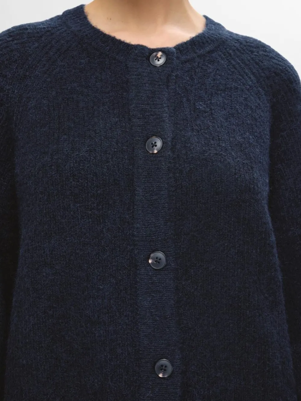 Selected Femme SLFLulu Knit Short Cardigan NOOS Dark Sapphire Online