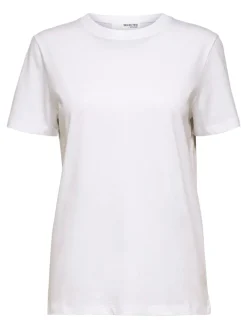 Selected Femme SLFMyessential SS O-neck Tee