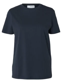 Selected Femme SLFMyessential SS O-neck Tee