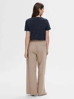 Selected Femme SLFMyessential SS O-neck Tee